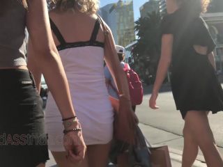 CandidCreeps 884 Dress Too Short in Public Ass Hanging Out Bo-6