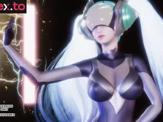 [GetFreeDays.com] MMD INTERGALACTIA - IA GLOWB Dj Sona Hot Dance League of Legends Uncensored Porn Stream July 2023-1