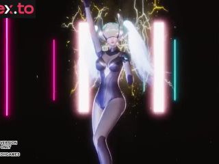 [GetFreeDays.com] MMD INTERGALACTIA - IA GLOWB Dj Sona Hot Dance League of Legends Uncensored Porn Stream July 2023-6