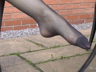 xxx clip 22 mmd femdom pov | Miss Mackenzie - Watch My Nylon Feet in High Heels Swing In Front of You | dirty talk-9