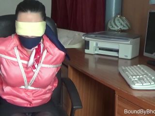 Satin Secretary Sucks the Boss-1