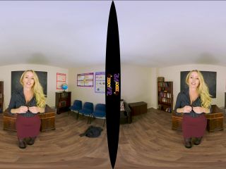 HOLLY GIBBONS VIRTUAL REALITY TEACHER IN STOCKINGS & SUSPENDERS-1