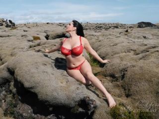 online porn video 34 royal fetish xxx pov | Goddess Alexandra Snow - Red Lingerie in Iceland | goddess-4