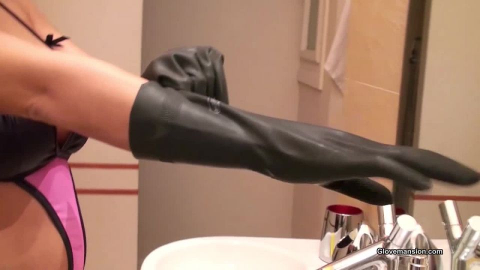 xxx video clip 23 GloveMansion — Alison Star — Secret Rubber Gloves Play, double femdom on pornstar 