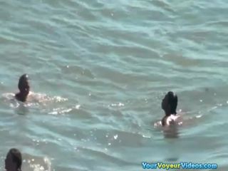 Nudist women in the water-5