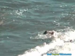 Nudist women in the water-6