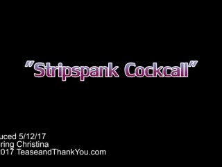 xxx video clip 39 Teaseandthankyou - Stripspank Cockcall’ by Christina, femdom empire pegging on femdom porn -0