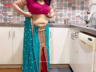 [GetFreeDays.com] Indian Couple Romance in Kitchen - Saree Sensual Sex - Saree lifted up - Pussy, Boobs and Ass Play Porn Stream November 2022-2