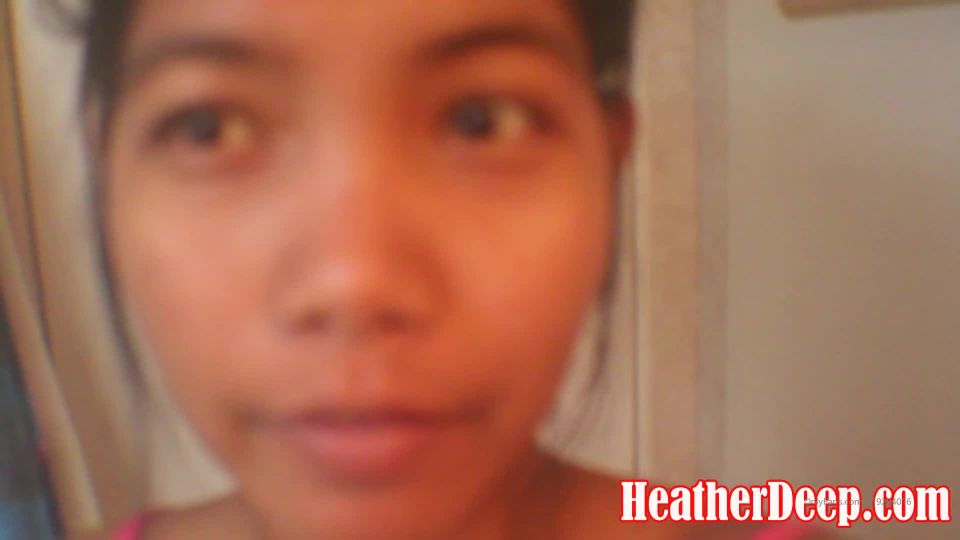 Onlyfans - heatherdeep - Thai heather deep give morning blowjob deepthroat creamthroat after shower from http - 01-03-2020