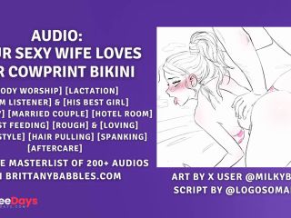 [GetFreeDays.com] Audio Your Sexy Wife Loves Her Cowprint Bikini Sex Video December 2022-7