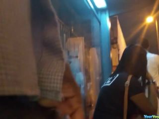 Dude flash dick in bus stop-0