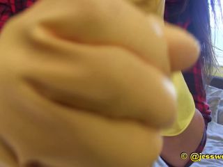 Sister Marigold Jerk Off Latex!-5