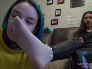 LICKING GIRLS FEET: "JULIA - I'M BACK! YOU KNOW WHAT TO DO, WHORE! - DUSTY BOOTS, SOCKS AND FOOT WORSHIP" (4K) (2023)-6