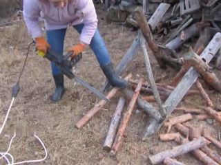 Gabby30 - Gather firewood on the farm - Amateur-6