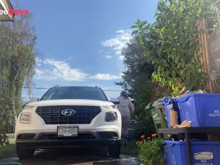 [GetFreeDays.com] Sneaky neighbour watches MILF wash car in skin coloured dress Porn Leak November 2022-3