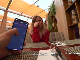Kisankanna - Young girl got an orgasm in a restaurant [FullHD 1080P] - homemade - amateur porn amateur teen girl video-4