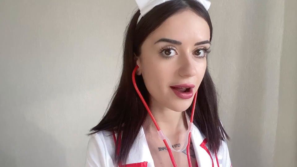 Pretty Nurse Serves A Patient With A Wet Mouth And Tight Vagina