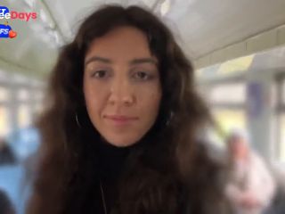 [GetFreeDays.com] Stranger Helped Me Cum On Public Train And Walks Around Carriages With Cum On Face - CUMWALK Porn Video March 2023-9