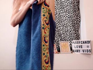 adult xxx clip 14  Pussy Candy Just Got Out Of Shower Towel Tease Teen, teen on solo female-3