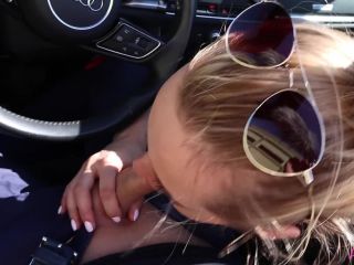 Outdoor Blowjob In The Car? Young Babe In A Cabriolet pov LuxuryGirl-5