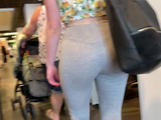 Sexy daughter shopping around with fat mother Voyeur!-3