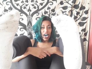 adult clip 20 hardcore femdom feet porn | Cheesy socks and old sneakers | smell fetish-3