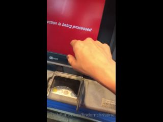 findomchristine  CASHMEET part 2. Took him to a second ATM., randy moore femdom on femdom porn -2