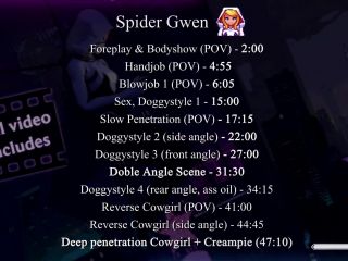 Big Ass Spider Gwen Having Rough Sex Part 2   SweetDarling-1