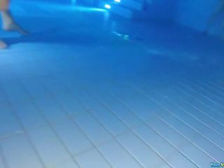 Underwater nude woman swimming Nudism-2