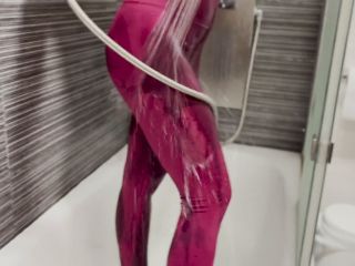 Washing My Leggings Covered With Cum In The Shower 1080p-1