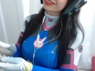 PHEmanuelly RaquelASMR COSPLAY D VA Push Pop Candy Mouth Sounds Masterbating So Hot¡¡¡ - 480p-0