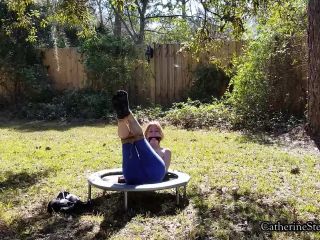 xxx video 25 princess fierce femdom CatherineSterling – Trampoline Tied, tiny tits on bdsm porn-6