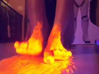 Porn online Barefoot – Frostyprincess – Thanksgiving Glow Feet-6