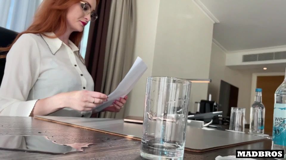 Zara Durose - Redhead British Milf Boss Gets Anal Pounding By 2 Blacks - MadBros, Manyvids (FullHD 2024) New Porn