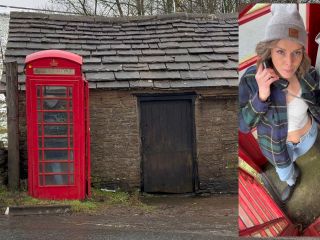 Cumming Hard In Public Red Telephone Box With Lush Remote Controlled Vibrator In English Countryside 1080p-2