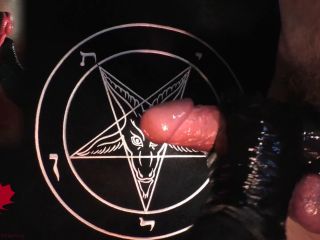 Handjob In Latex Gloves  A Tribute To Baphomet-7