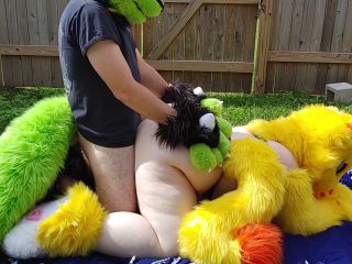 Furry Backyard Sex-0