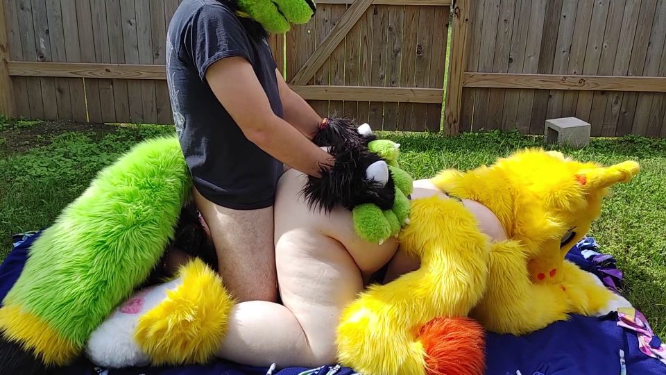 Furry Backyard Sex