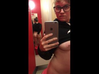 xxx clip 14 Public Dressing Room Masturbation & Cum – jaybbgirl | public flashing | fetish porn femdom pony slave-3