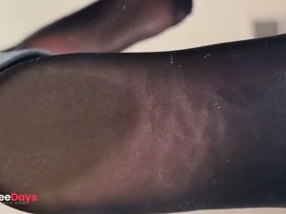 [GetFreeDays.com] Ebony Feet and Black Nylon Sock Removal Adult Clip October 2022-1