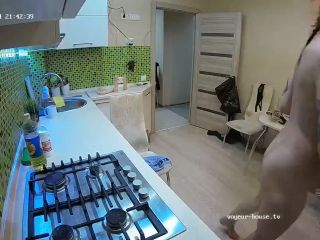 Exclusive, Julia Max Sibilla Fun In Kitchen 2024-04-18 Cam2 720P - Voyeur-1