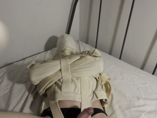 [GetFreeDays.com] Femboy In Straitjacket Getting A Handjob By His Mistress latex suit porn-3