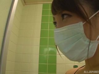 Awesome Kurata Mao gets cock to play with in the bath  Video Online International!-2