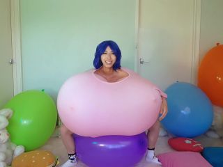 xxx clip 17 Azumi Zeitline – Breast Expansion Balloon Bounce and Pop on fetish porn heels fetish porn-0