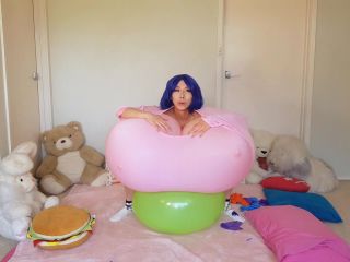 xxx clip 17 Azumi Zeitline – Breast Expansion Balloon Bounce and Pop on fetish porn heels fetish porn-8