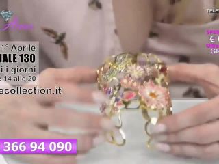 Teleshopping with huge nip slip in  Italy-4