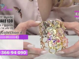 Teleshopping with huge nip slip in  Italy-5