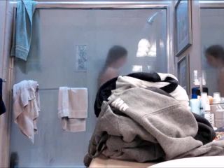 Nice brunete teen with hairy pussy taking a shower. hidden cam - amateur porn - amateur porn clothing fetish-8