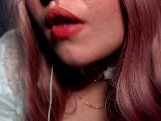 ASMR WET TONGUE PLAY  LICKING FOR DEEP RELAXATION, EARS EATING + FEET-0