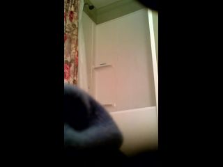 Busty teen girl in the shower. hidden cam-1